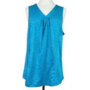 Danskin Now Blue Tank Top Size 16W